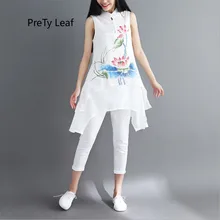 Новые летние свободные хлопковые Футболка с принтом