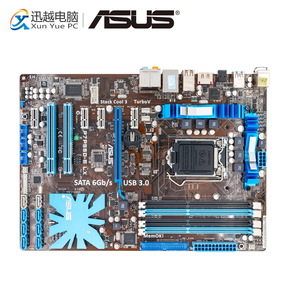 

Asus P7P55D-E LX Desktop Motherboard P55 Socket LGA 1156 i3 i5 i7 DDR3 16G SATA3 USB3.0 On Sale ATX