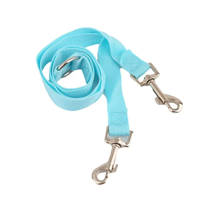 Товары для домашних животных Тяговый канат Тяговая двухконцевая собачья цепь полиэстер буксировочный ремень шлейка для животных EJ874728 - Цвет: blue