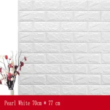Горячая ПЭ Пена 3D Обои DIY настенные наклейки на стену, украшение тиснением обои под кирпич дом комнаты 70 см X 77 см X 1 см плакат