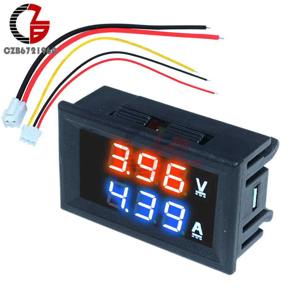 高精度 Dc 100 V 10a デジタル車電圧計電流計オートバイ電圧インジケータテスター電流計交換 Usb テスター 12 V Voltage Meters Aliexpress