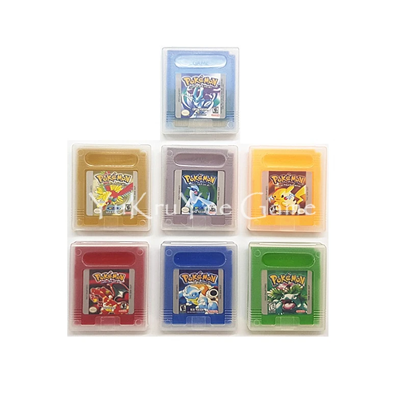 PokemonSeries Classical Video Game Cartridge Console Card for 16 Bit Handheld Console English Version PokemonSeries Classical Video Game Cartridge Console Card for 16 Bit Handheld Console English Version