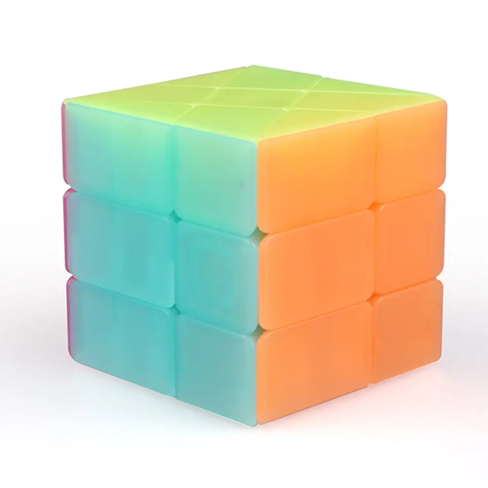 Qiyi 3x3 кубик рубика желе цветная мельница куб магический куб 3 слоя скоростной куб профессиональные головоломки игрушки для детей подарок игрушка