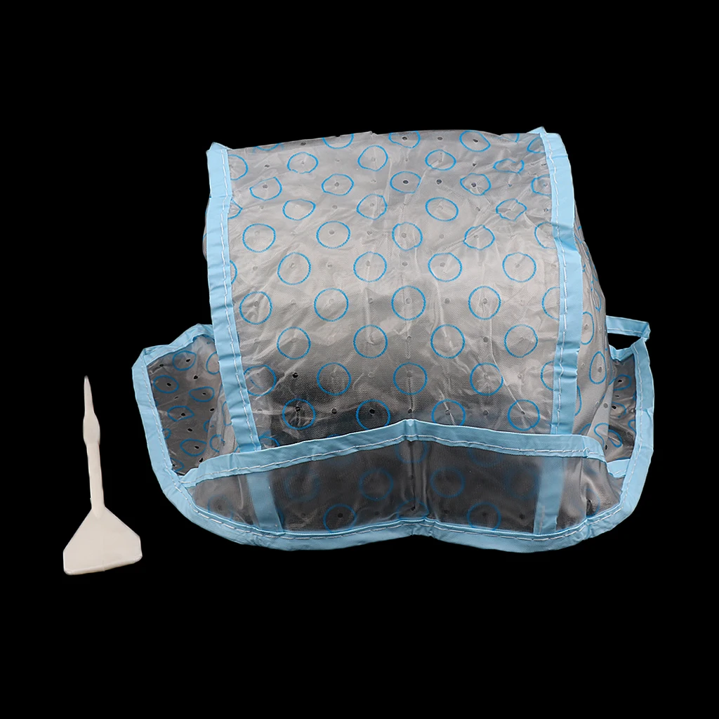 Set Of Hair Highlighting Cap With Plastic Hook  Hair Coloring Highlighting Equipment Professional Home Supplies