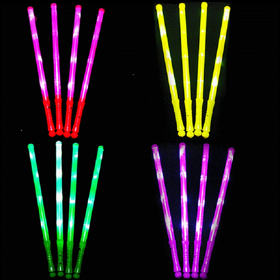 10PCS Party Supplies LED Light Stick Luminous Glow Sticker Durable