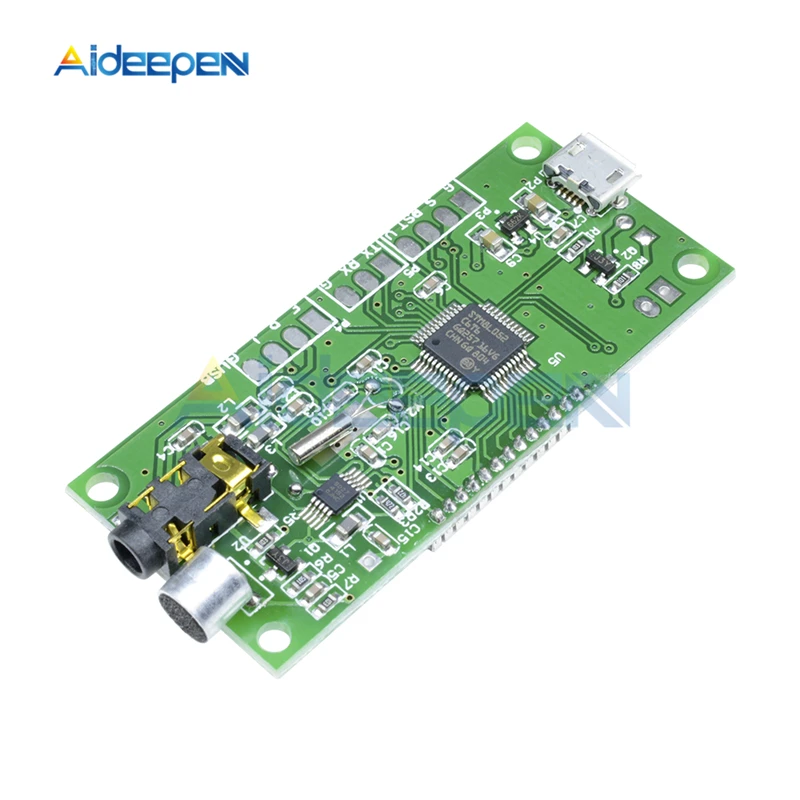 DSP PLL 87-108 МГц цифровой стерео FM беспроводной передатчик Модуль микрофонная плата многофункциональная частотная модуляция