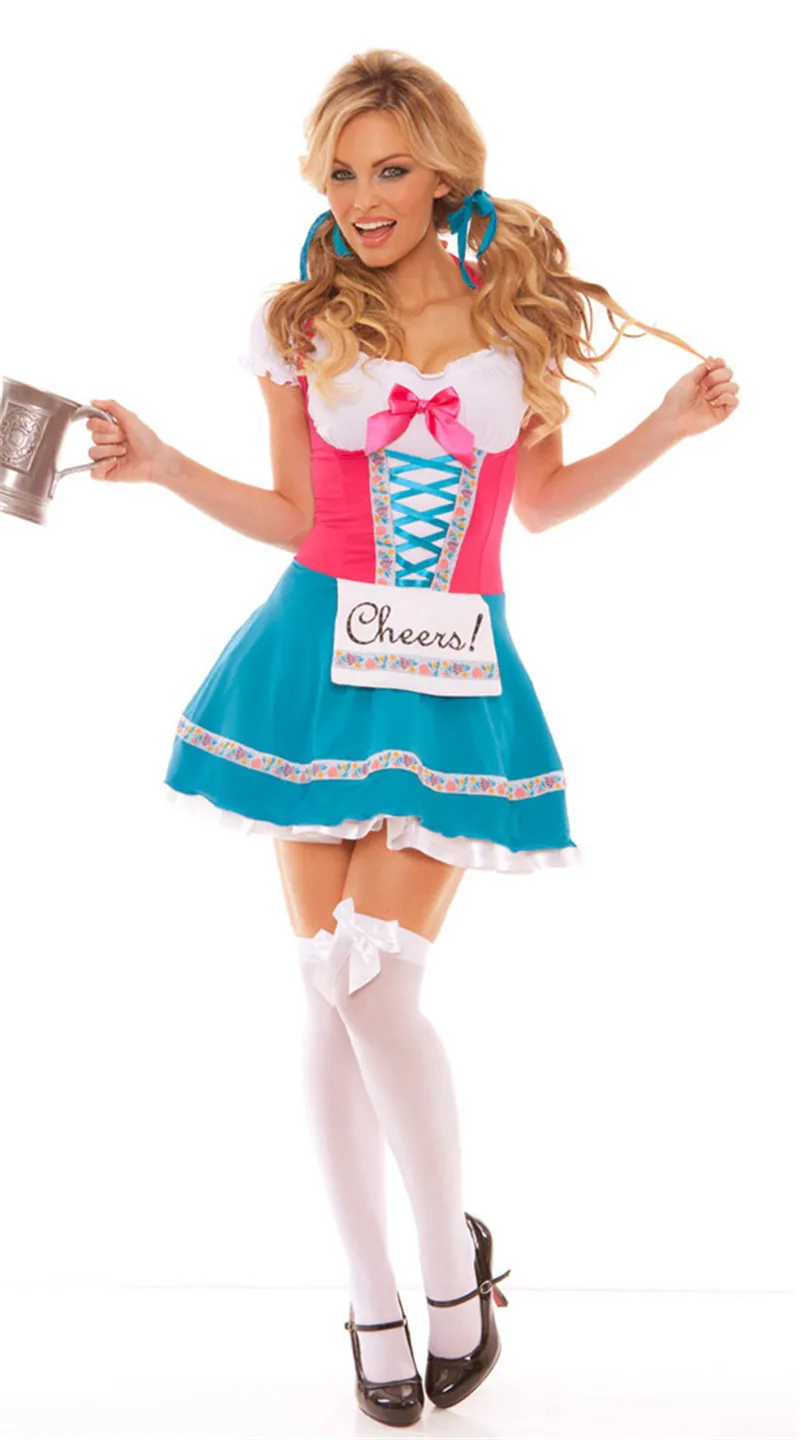 New October German Oktoberfest Beer Party Costume Bavaria Beer Girl Fancy Dress Bar France Maid Outfit Maid Outfit Fancy Dressparty Costume Aliexpress