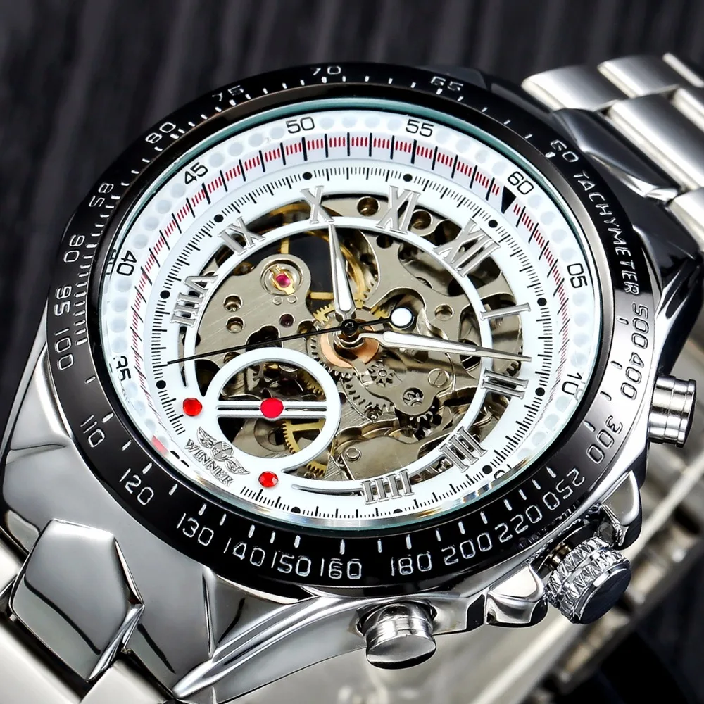 winner men's automatic mechanical watch