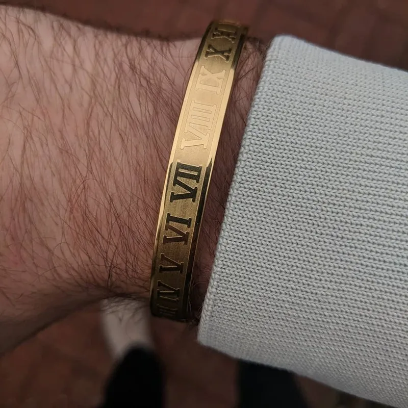 2020 Royal Roman Numerals Bracelet Men 