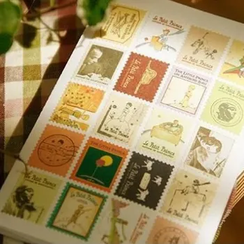 

Free shipping,2 sets 13*9cn DIY Scrapbook Paper Little Prince Stamps Stickers Decoration 013006007