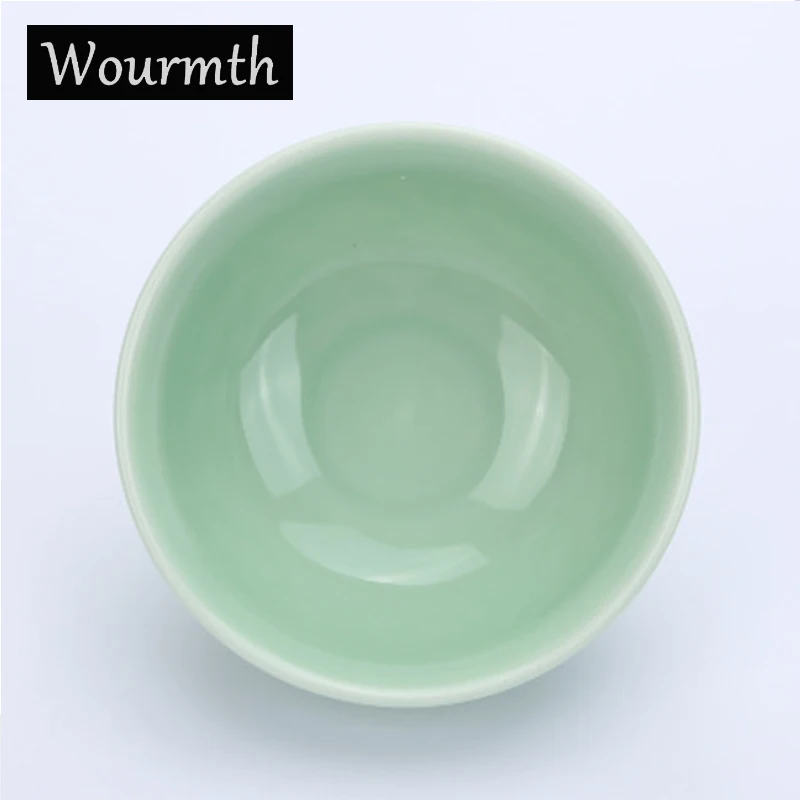 Wourmth натуральная керамическая чаша для здоровья 4 5 дюйма в китайском стиле дома