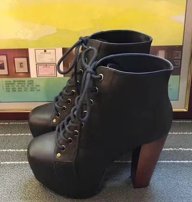 Carré Femme Plate Hiver Véritable Horsehair Botas lavande Woody Black Up Talons Feminina Chaussures Femmes Cheville Bottes Bota Leather Cuir Lace black En forme Mujer Noir Botines XiwOuTZPkl