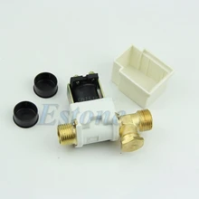 1 шт. 1/" Электрический электромагнитный клапан для воды воздуха N/C нормально закрытый DC 12 V