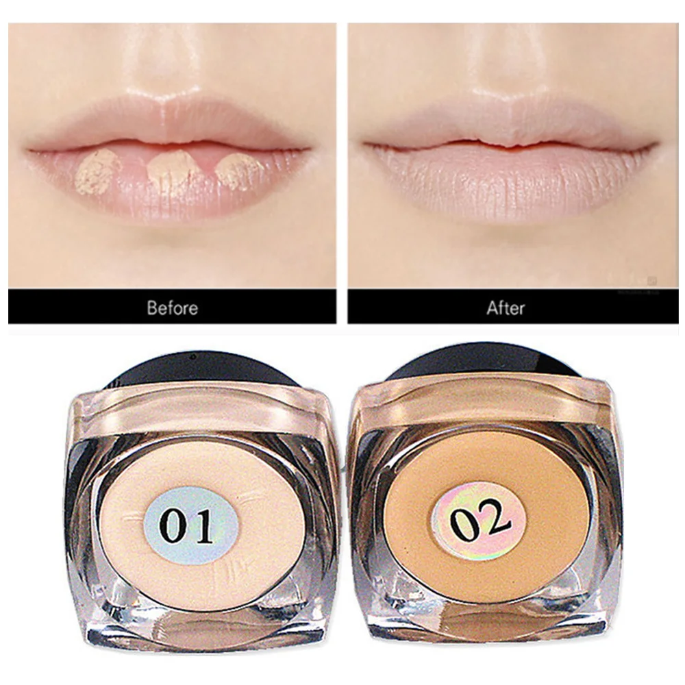 

Concealer Cover Stick Conceal Spot Blemish Cream Foundation Makeup Full Cover Mini Eye Lip Concealer Palette