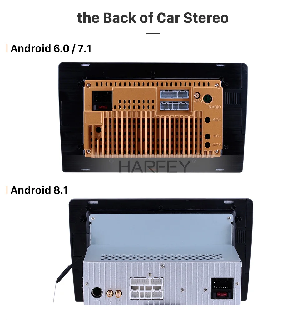 Excellent Harfey 2Din Android 8.1 For Toyota Vellfire ANH20 Ford Focus Exi AT 2004-2011 Multimedia radio player GPS NAVIGATION 20