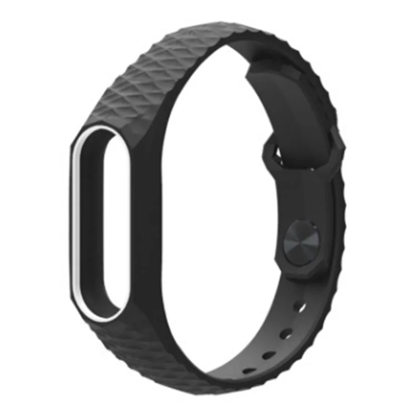 Ремешок Mjobs miband2 Двухцветный силиконовый сменный Браслет для часов xiaomi mi band 2
