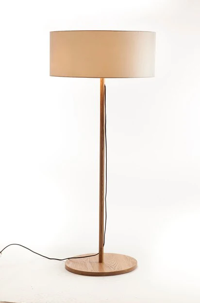 Ems Free Ship Floor Lamps Led Round Wooden Handmade Base Large Ems Free Ship Floor Lamps Led Round Wooden Handmade Base Large Standing Lamp With Drum Shade