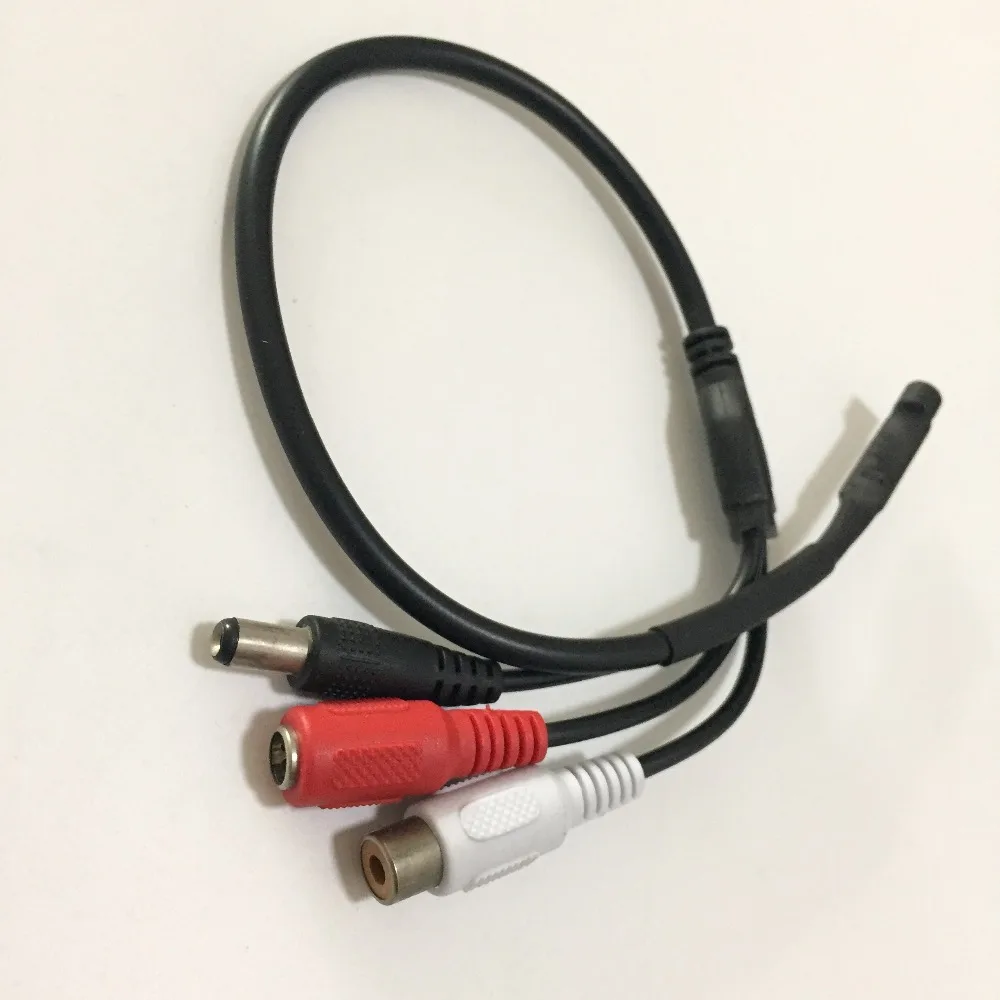 4Pcs Ad Alta Sensibilità Audio Pick Up CCTV Microfono Wide Range Mic Audio Mini Microfono Con DC 12