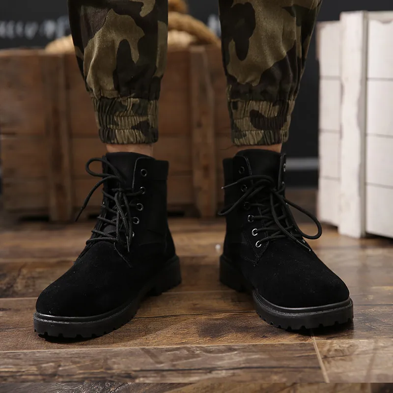 high neck boots for mens