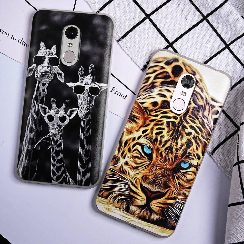Чехол для телефона TOMKAS Xiaomi Redmi 5 Plus чехол 4X силиконовый с рисунком мягкий цветком