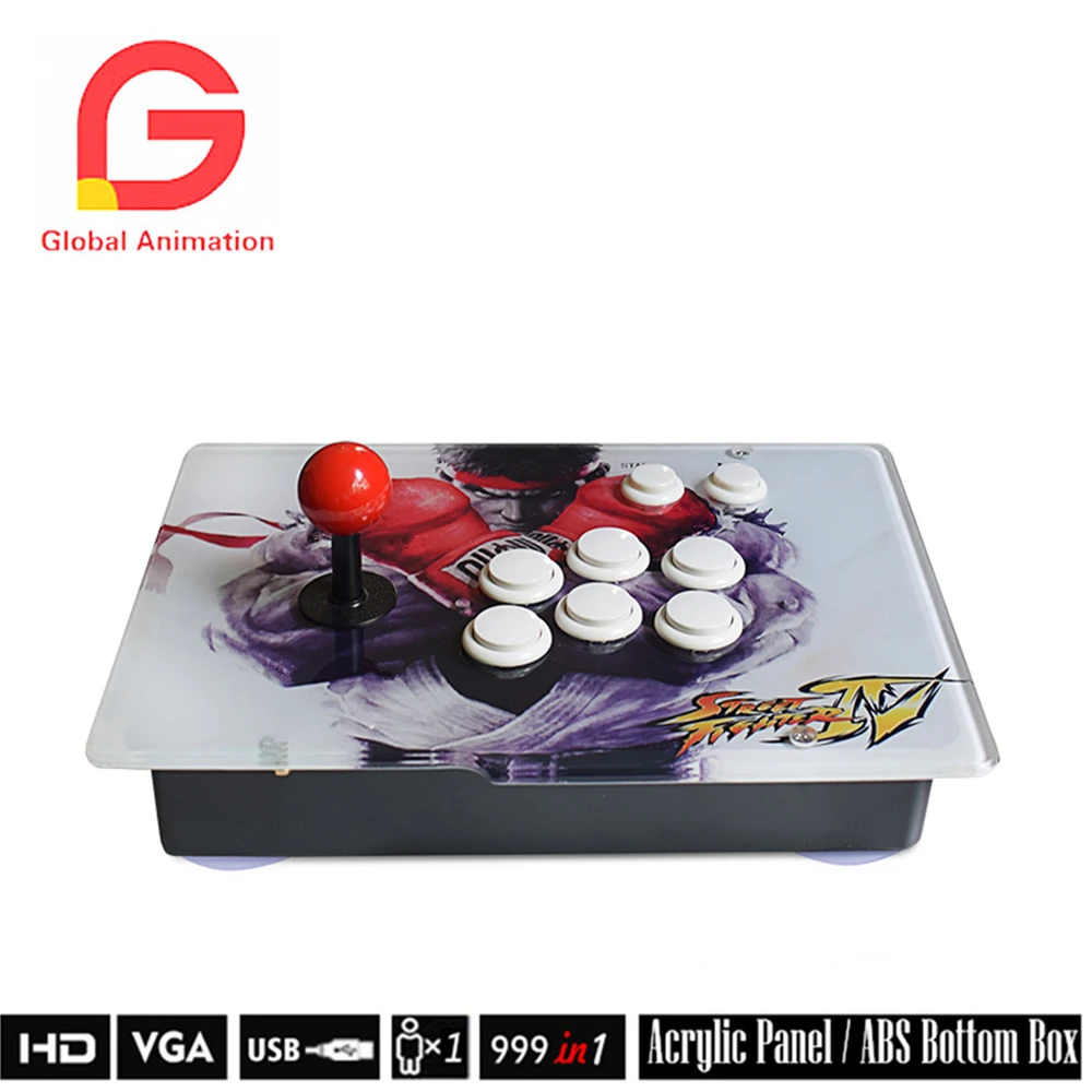 

Classic Single / Double Game Box Plus Arcade Game Console 1399 Retro Games Metal Double Stick Console Support HDMI and VGA
