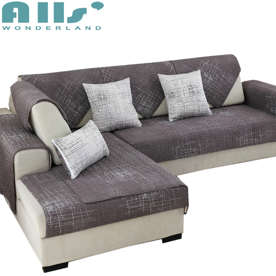 Buy Sofa Slipcovers 1pc Cotton Sectional Sofa Cover