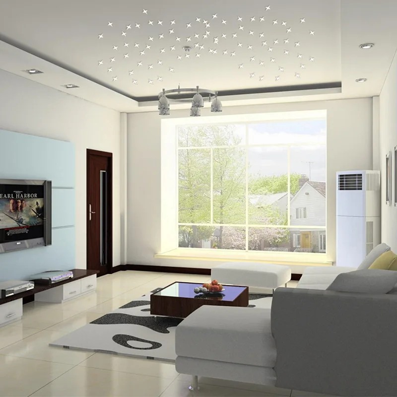 10/30/50 шт. зеркальные 3D наклейки на стену|mirror wall stickers|wall stickerstickers home |
