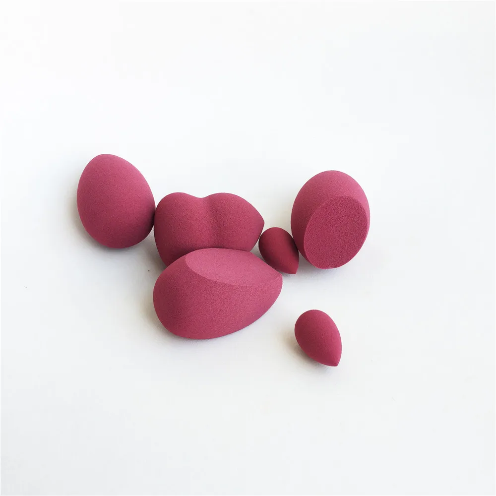 Burgundy Makeup Sponge Blender - Ultra-Soft Latex-Free Beauty Cosmetics Blending Tools 2