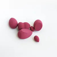 Burgundy Makeup Sponge Blender - Ultra-Soft Latex-Free Beauty Cosmetics Blending Tools 2