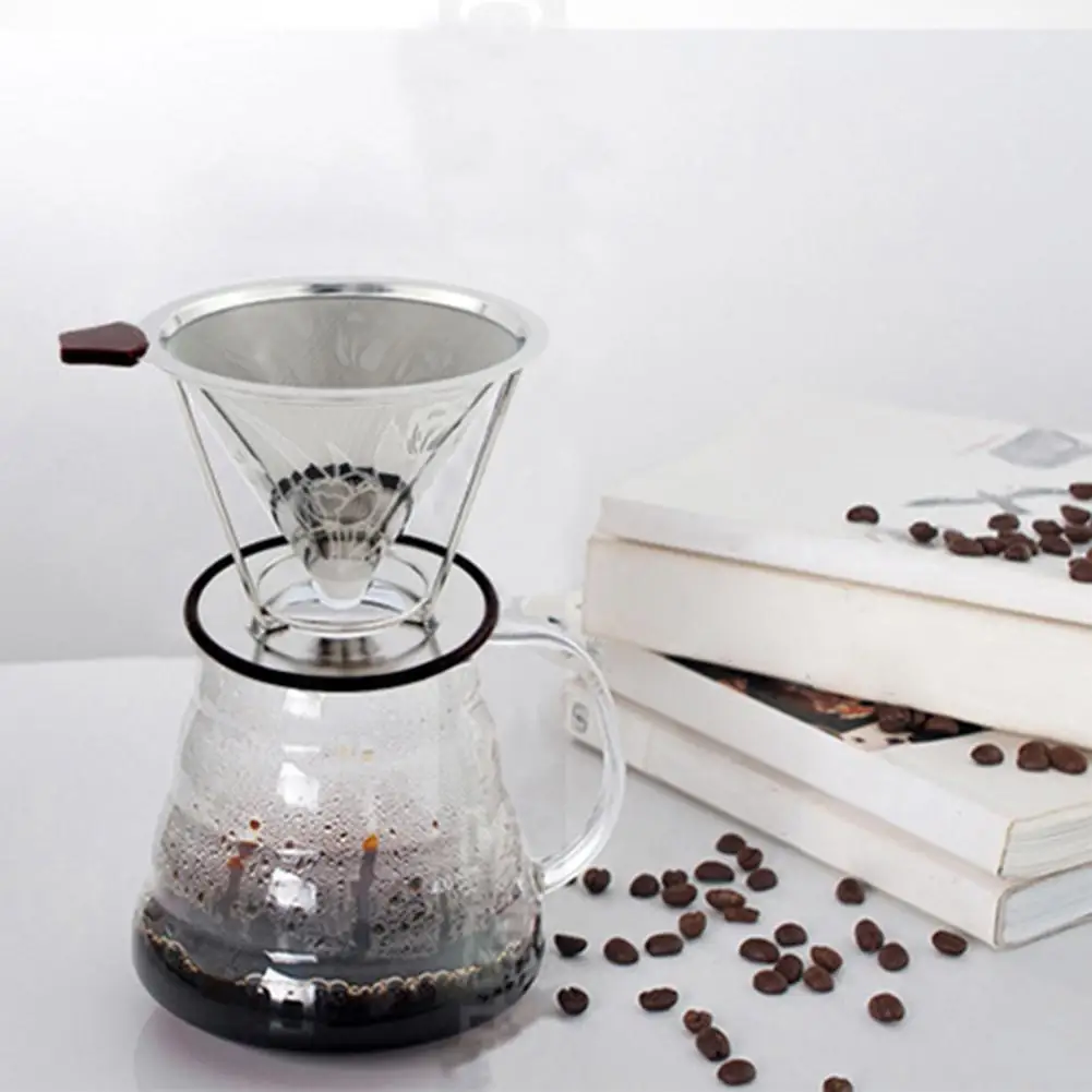 Preise Wiederverwendbare Kaffee Filter Edelstahl Halter Metall Mesh Trichter Körbe Brauen Drip Kaffee Filter Tropf Tropf Kaffee Filter Tasse