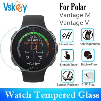

VSKEY 20pcs Tempered Glass For Polar Vantage M Screen Protector Scratch Resistant D42mm Protective Film for Polar Vantage V