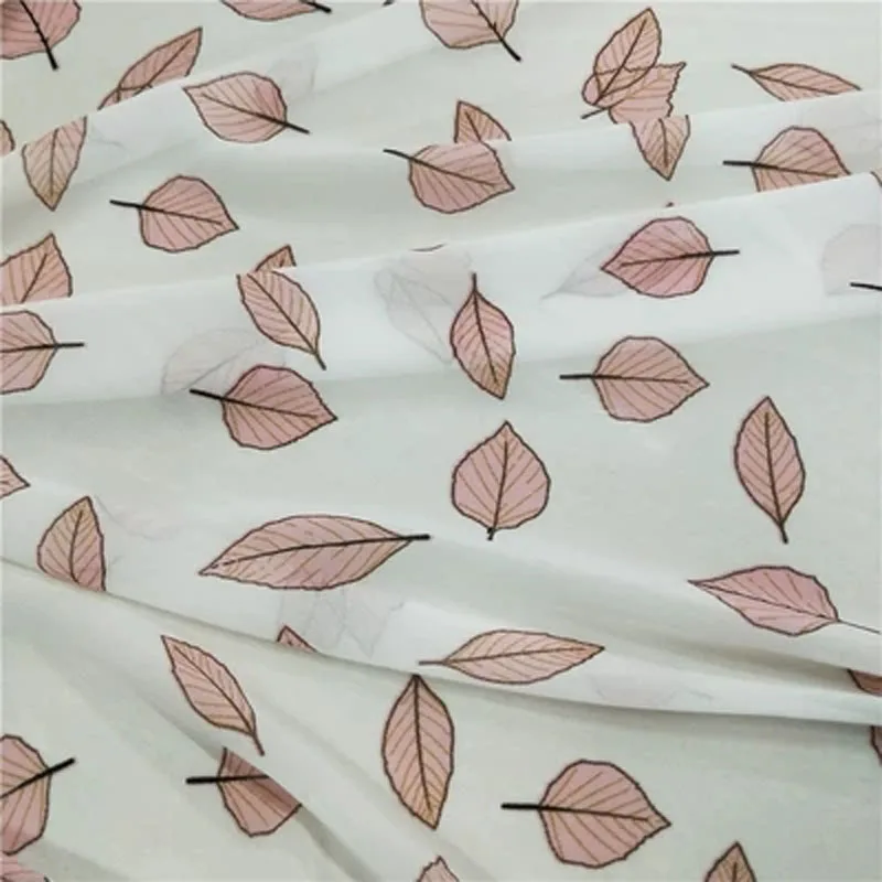 Шифон полиэстер ткань 75D платье модная ткань шифон Ткань цветочный принт шифон
