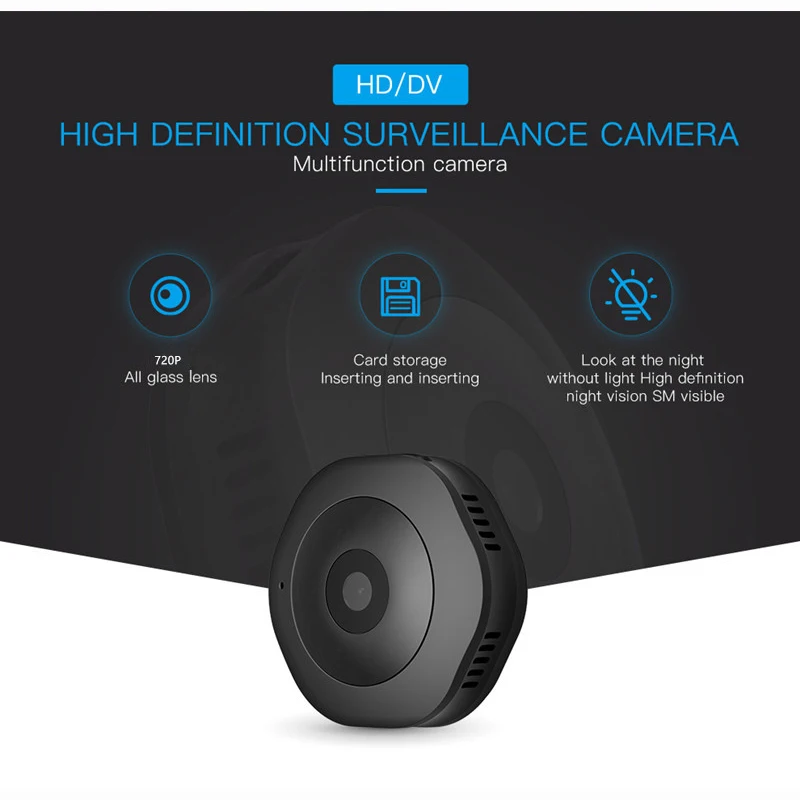 5-Volemer-Invisible-Night-Version-Wifi-IP-Mini-Camera-Wireless-1080P-for-Video-Recording-Support-Remote-Control - 