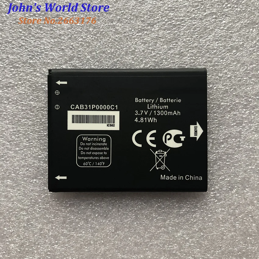 Новый литий ионный аккумулятор TLI014A1 1400mAh для Alcatel one touch Fire 4012 4012A 4012X CAB31P0000C1 /