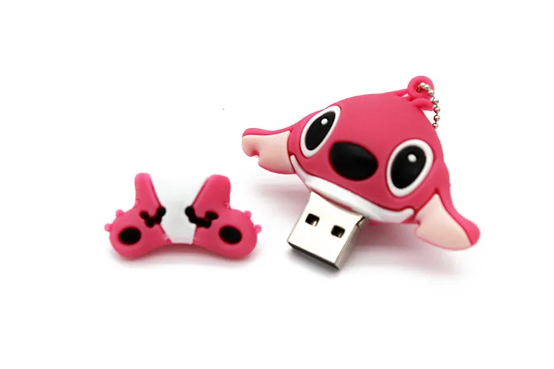 Jaster lovely Cartoon Lilo& Stitch USB флеш-накопители 64 ГБ 32 ГБ 16 ГБ 8 ГБ 4 ГБ флеш-накопитель карта памяти флешки в подарок