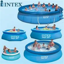 305 см x 76 см надувной плавательный бассейн детский водный спорт надувной бассейн наземный семейный плавательный бассейн многопользовательский бассейн 28120