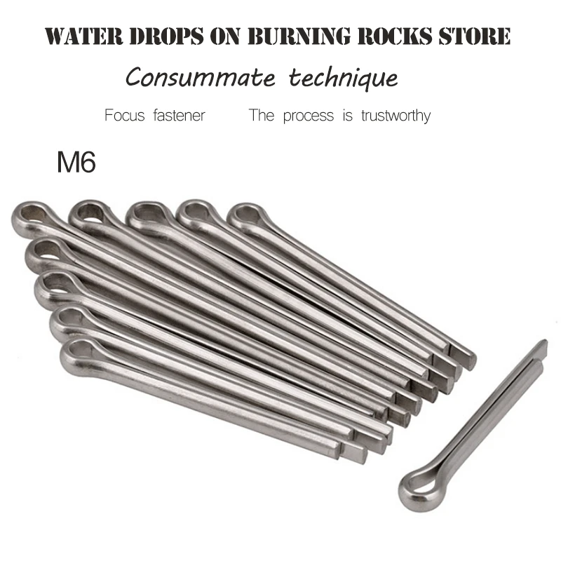 M6 Split Pins Cotter Pins 304 Stainless Steel Watch For Band Link