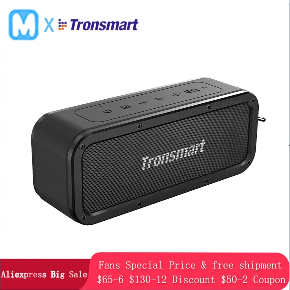 Tronsmart Element Force портативный Bluetooth динамик Портативный беспроводной громкоговоритель звуковая система 3D стерео музыка водонепроницаемый