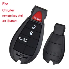 Авто дистанционный ключ оболочки 4 кнопки для C-h-r-y-s-l-e Автомобильный ключ оболочки