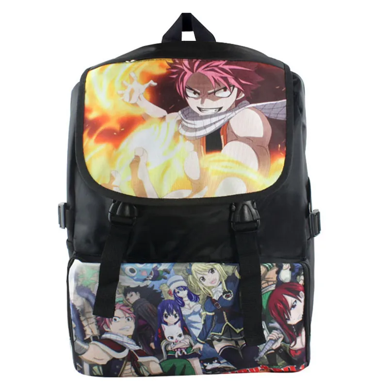 Fairy Tail Natsu Dragneel Lucy Happy Gray Messenger Shoulder School Bag book