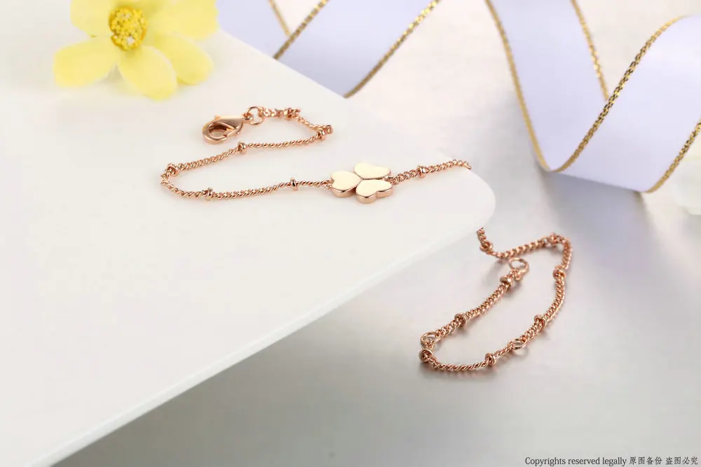 Модные очаровательные браслеты и браслеты с сердечками розового и золотого цвета для женщин и девушек, вечерние брендовые ювелирные изделия в подарок DWH142