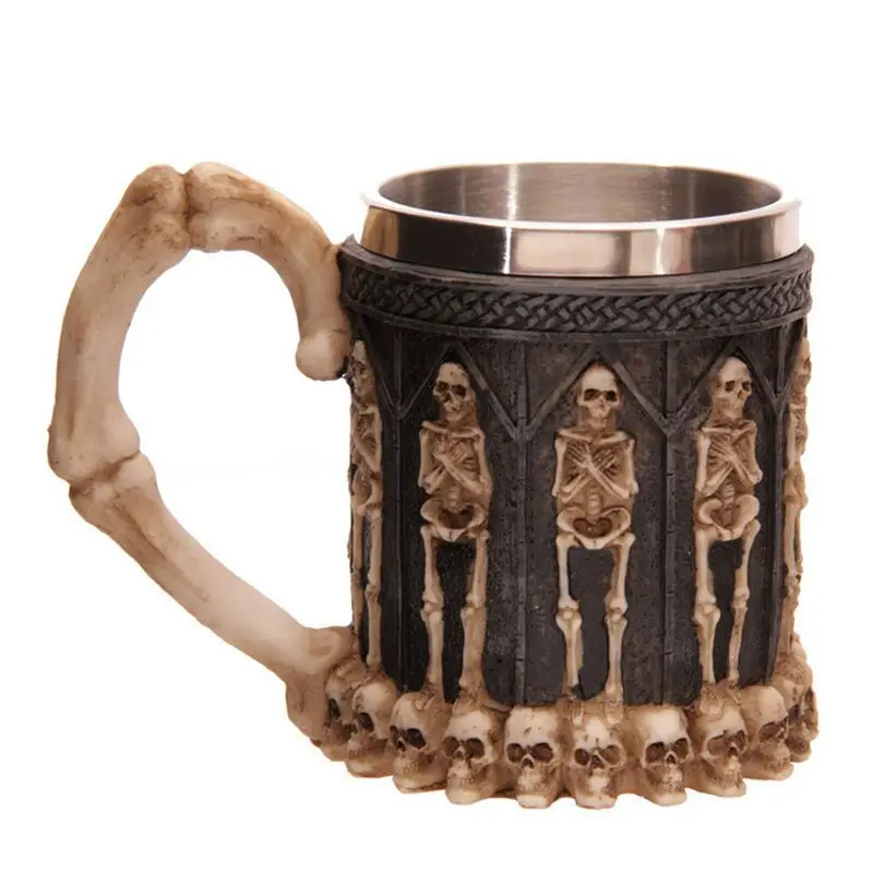 Xicara Mighty Tomb Of Lost Kings Skull Bottle кружка для кофе большой чай пиво крутые вещи