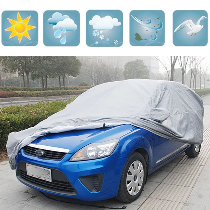 Waterproof Car Cover Fit For Ford Focus Fiesta Mondeo Taurus Tempo GL