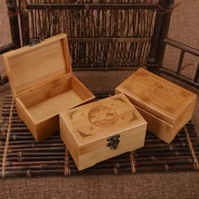 Handmade Vintage Storage Box Bamboo Wooden Jewelry Box Stud Earring Earrings Ring Carved Designs Eco-friendly High-grade New