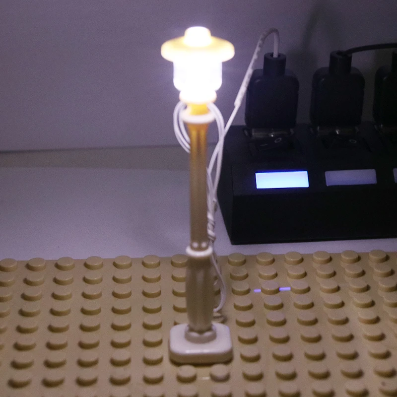 Светодиодный уличсветильник для Lego строительные блоки кирпичи городская улица
