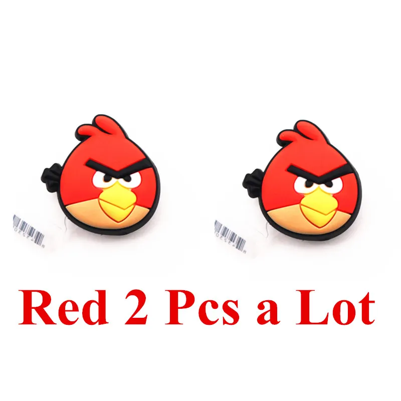 1 шт. Высокая Имитация обуви украшения Crazy Birds обуви пряжки Шарм Желтый/Красный аксессуары подходят браслеты Croc JIBZ детские подарки - Цвет: Red 2 Pcs