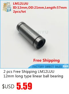 Бесплатная доставка 10 шт./лот LM10LUU мм линейный шар линейный, опорный Буш для мм линейный вал ЧПУ части
