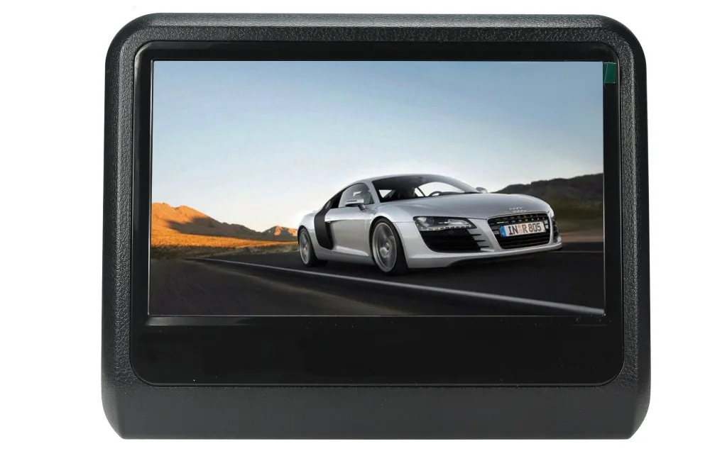 Новые 9 дюймов Спинки Сиденья Автомобиля Dvd плеер Подголовник Монитор с DVD USB SD