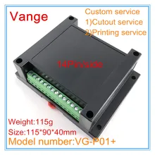 4 шт./лот направляющая распределительная коробка 115*90*40 мм корпус из АБС-пластика проект коробка с клеммами блок для релейного модуля продукта
