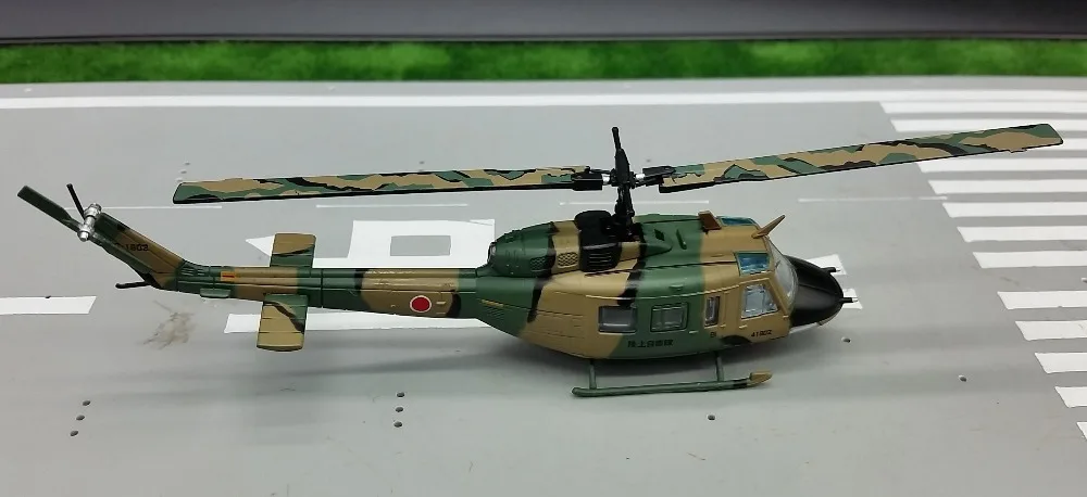 Редкое Специальное предложение 1:100 UH-1 Hey модель вертолета Японии силы самообороны статического сплава Коллекционная модель